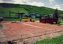 Inn at Aspen pool area construction